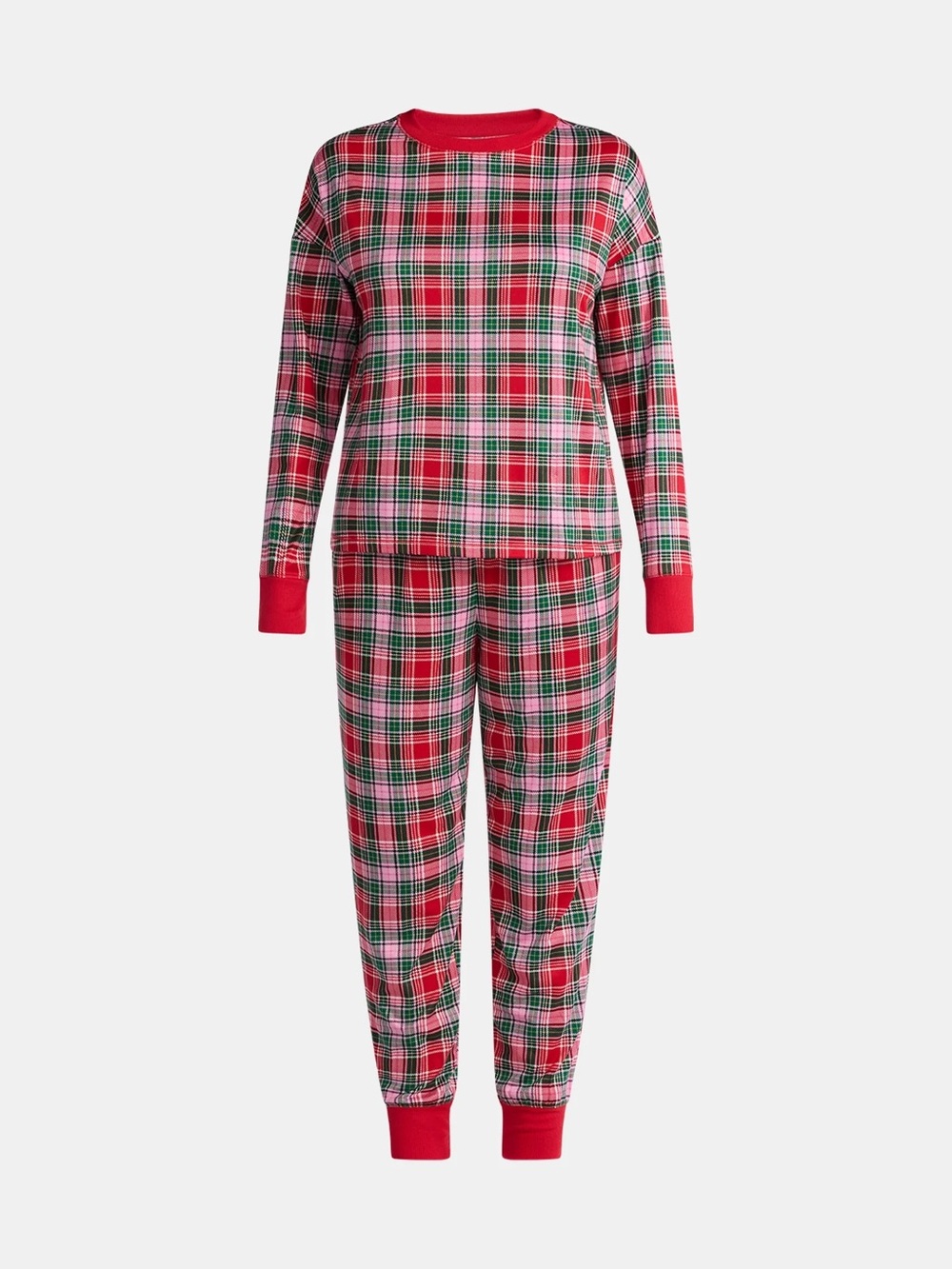 Red Plaid Kids Pajama Set - Cozy Holiday Sleepwear 3X